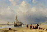 Charles Henri Joseph Leickert Bringing in the catch painting